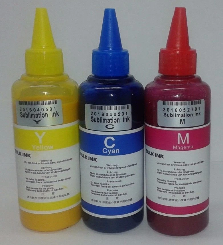 300 ml pigment sublimation multicolor Bulk Refill Ink for Epson Compatible USA  - Image 1 of 1