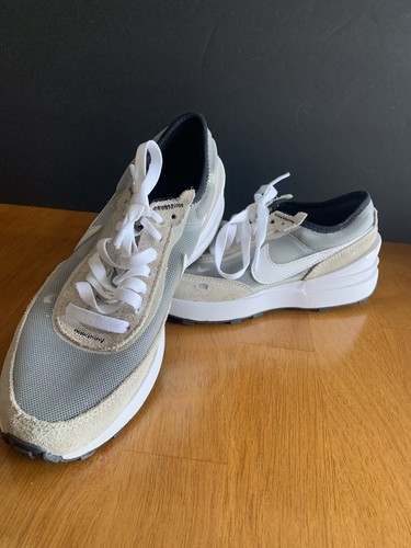 Scarpe Nike Youth 4 Waffle One sneakers da corsa beige DCO481 100 stringate comode