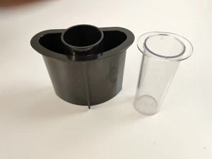 Hamilton Beach Food Processor model 70720 Replacement Pushers Large Small Pusher - Picture 1 of 6