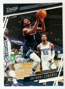 2020-21 Panini Chronicles Prestige ROOKIE #58 Anthony Edwards Timberwolves - Imagen 1 de 3