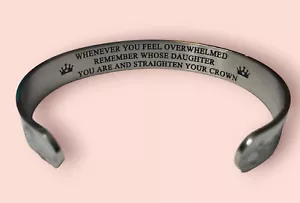 Bracciale Donna Acciaio Inox "Ogni volta che ti senti sopraffatto" - Foto 1 di 2