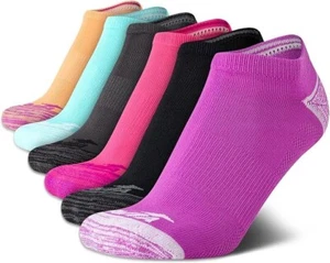 Avia Women's No Show Socks 6 Pack Pro Tech Athletic Low Cut Ankle Socks Size 4-9 - Picture 1 of 6