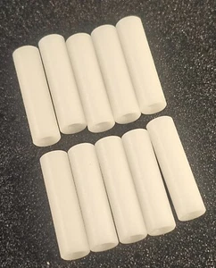 M3 x 22.5mm Tapped Nylon Round Female Female Spacer  - 10 Pcs - Picture 1 of 2