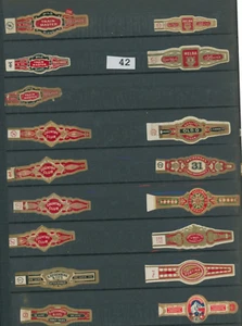 P042 Cigar bands. New and Used some incredibly old. Hard to find. - Picture 1 of 1