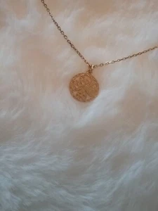 Kette mit Kleeblatt Anhänger silber vergoldet neu gold - Bild 1 von 3