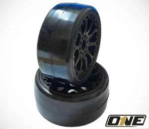 1/8 1:8 RC Rubber GT Tires Tyres ONE Brand SUPER SOFT MAX GRIP (1 Pair) PRO 17mm - Picture 1 of 3