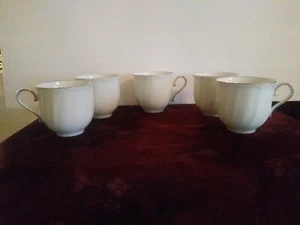 5er Set Mikasa Hochzeit Band Kaffeetassen - Bild 1 von 5