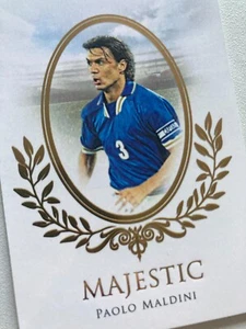 2021 Futera Unique Soccer Paolo Maldini Majestic Gold 03/34 Italy MJ09 - Picture 1 of 16