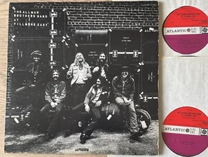 THE ALLMAN BROTHERS BAND AT FILLMORE EAST 2-LP ATLANTIC (1971) 1ST VG-/VG UK - Foto 1 di 9