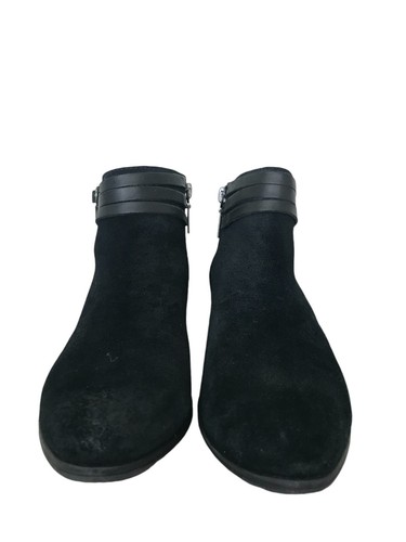 Stivaletti Clarks artigianali Carleta Paris neri tacco alto zip laterale donna 7 5M