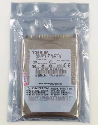 10pcs  Toshiba MK6034GAX 60 GB 5400 RPM  Internal  IDE 2.5" Hard Drive - Image 1 of 2