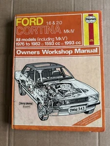 Haynes Owners Werkstatthandbuch, Ford Cortina Mk IV, 1593 & 1993cc, 1976 - 80 - Bild 1 von 4