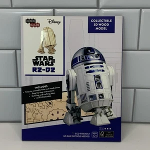 Star Wars R2-D2 3D Wood Puzzle & Model Figure Kit Lootcrate NIB - Picture 1 of 2