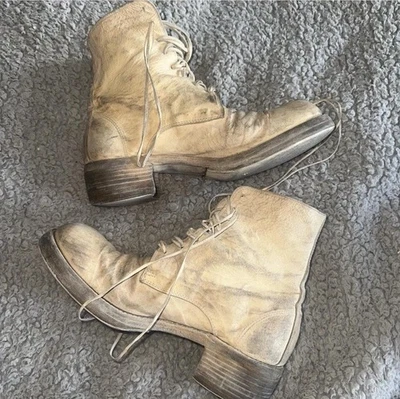 Botas Guidi 795 Crema Encaje Talla 7.5 Foto 1 de 4