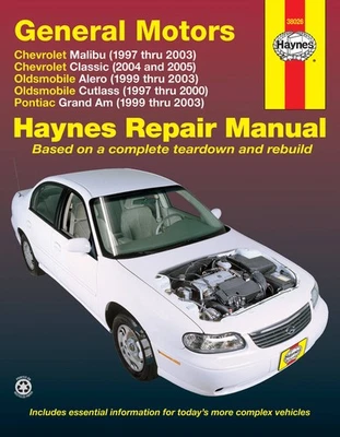 Manual de reparación Haynes — Vehículos General Motors (GM): Chevrolet Malibu Foto 1 de 3