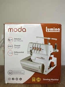Lumina Moda Serger Overlockmaschine mit 2-3-4 Stichfähigkeit, robust - Bild 1 von 6