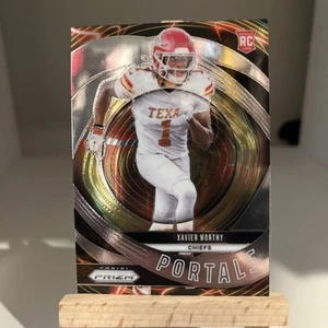 2024 Panini Prizm - Portals Xavier Worthy #10 Base Prizm (RC) - Picture 1 of 2