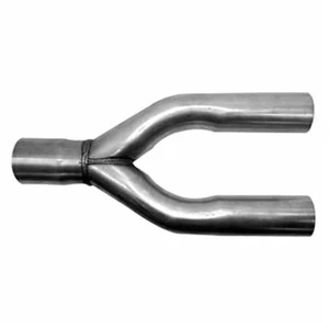 Jones Exhaust U4-2 Aluminized Stamped U-Pipe 2.5 Inlet, 2 Dual Outlet - Bild 1 von 1