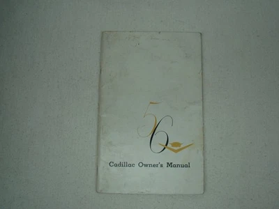 Libro manual original del propietario de Cadillac 1956 56 Caddy eldorado GM concesionario Foto 1 de 4