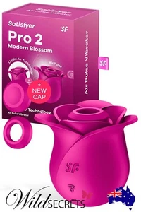 NEW Satisfyer Pro 2 Modern Blossom 3 inch Rose Clitoral Stimulator with Air - Picture 1 of 6