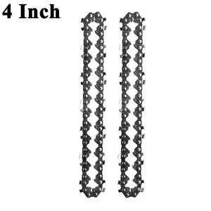 2 Stück 4" Zoll Kettensäge Kettenblatt 1/4" LP 0,043" 28 DL 4 Zoll Vollmeißel 043-28DL - Bild 1 von 8