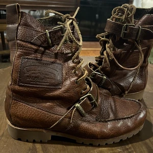 Botas Polo Ralph Lauren Radbourne Ranger Marrón Borde de Oveja Talla 9.5 D Usadas en Excelente Condición! - Imagen 1 de 13