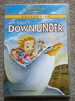 The Rescuers Down Under DVD Brand New Bob Newhart Eva Gabor John Candy 1990 G - image 1 of 2