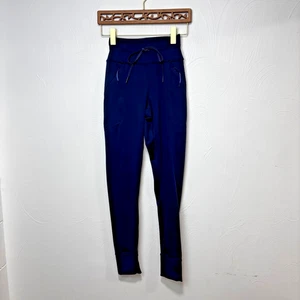 Offline By Aerie Jogger Style Leggings Active Pants Pull On Navy Blue Womens S - Picture 1 of 5