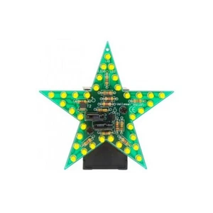 KIT Stella lampeggiante a 35 LED gialli a batteria 9 12V DC - Imagen 1 de 1