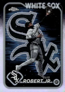 2024 Topps Chrome Luis Robert Lightboard rifrattore Chicago White Sox - Foto 1 di 2