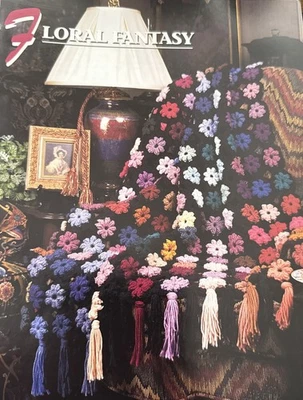 CROCHET Annie’s Afghan Quilt Club ~ “Floral Fantasy Afghan” ~ PATTERN ~ - Image 1 of 3
