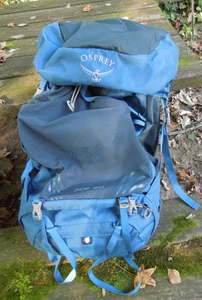 Osprey Ace 50 Jugend Rucksack blau Wandern Camping Rucksack mit Regenschutz Overnight - Bild 1 von 10