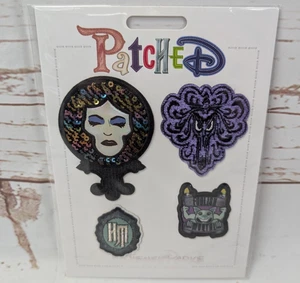 Disney Parks Iron On Sew On PatcheD Haunted Mansion 4 Embroidered Patches Leota - Picture 1 of 2
