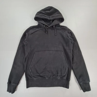 Stone Island Mens Hoodie Black Small Fleece Pullover Cotton - image 1 of 4