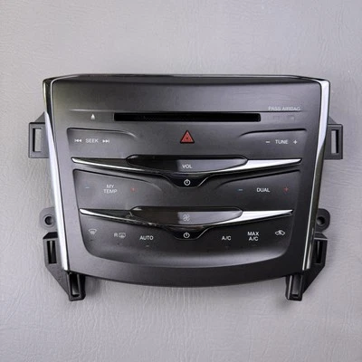 Panel de control de temperatura climática doble radio Lincoln MKS 13-19 EA5T18A802AE PROBADO OEM Foto 1 de 4