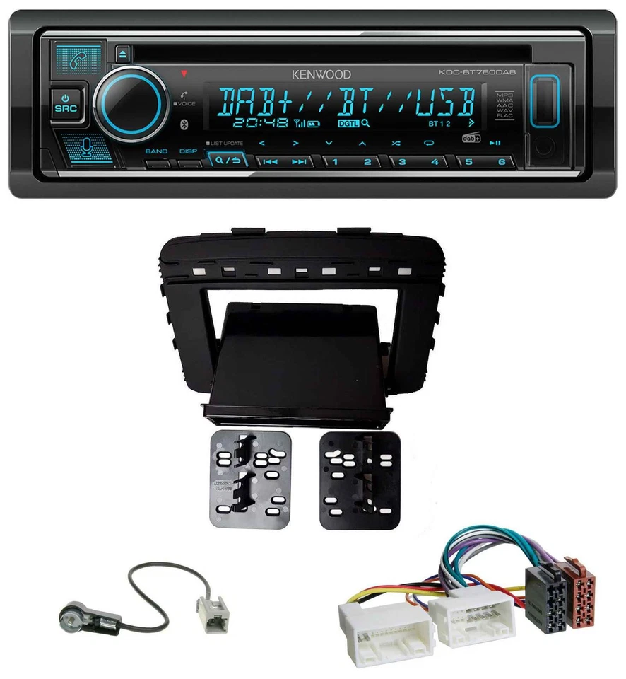Kenwood MP3 Bluetooth DAB USB CD Autoradio für Kia Sorento (UM, ab 03/2015) - Bild 1 von 4
