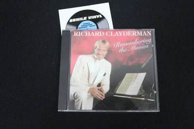 Richard Clayderman REMEMBERING THE MOVIES   1992  CD  Quality Records LIKE NEW - Image 1 of 4