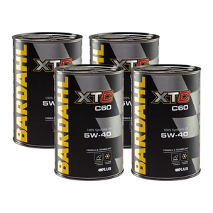 4 LITRI BARDAHL XTC C60 5W40 OLIO MOTORE AUTO SPORT PERFORMANCE POLAR PLUS - Picture 1 of 4