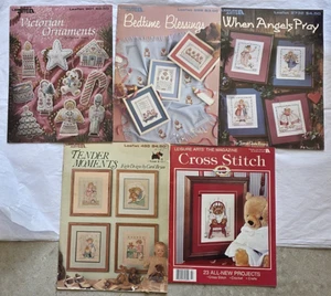 Lote De Colección De 5 - Arte De Ocio - Varios Títulos Folletos Punto De Cruz - Imagen 1 de 11