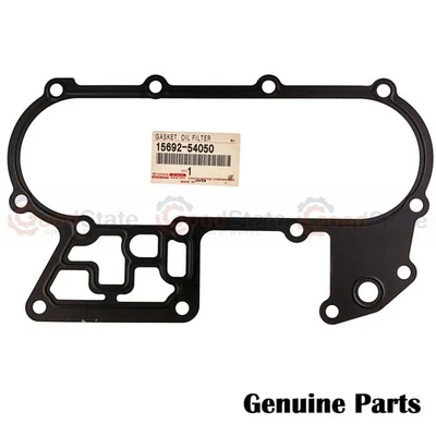 Genuine Hilux LN107 LN106 LN105 2L 3L Oil Filter Bracket Cooler Cover Gasket - Image 1 of 2