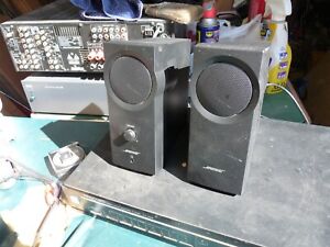 Bose Companion 2 Multimedia Stereo Speakers /w Adapter + iPod Cable Awesome Soun