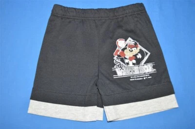 vintage 90s CHICAGO WHITE SOX TAZ DEADSTOCK BLACK BOY'S BASEBALL SHORTS SZ 4T - Image 1 of 2