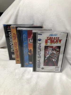 10 X видео игры коробка защитники для Sega CD, Sega Saturn, PS1 длинная коробка - Изображение 1 из 3