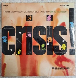 Crisis! Voices And Sounds That Created History Vinyl LP Record Decca Records NEW - Picture 1 of 12