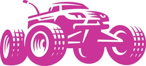 Autoaufkleber RC- Monster-Truck Road 002 RC-Car Sticker Aufkleber - Bild 1 von 15