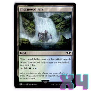 MTG - Thornwood Falls - Universes Beyond: Warhammer 40,000 - NM - Playest (X4) - Picture 1 of 2