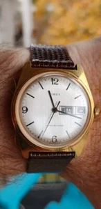 Timex Marlin 1980 para hombre - día/fecha - 35 mm - correa nueva - funciona muy bien - usado en excelente estado - ver fotos  - Imagen 1 de 13