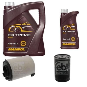 FEBI BILSTEIN Inspektionspaket 6L MANNOL Extreme 5W-40 für VW Golf V 1K1 1.6 - Bild 1 von 5