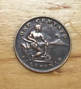 1920 Philippines One Centavo United States of America Coin - Picture 1 of 5