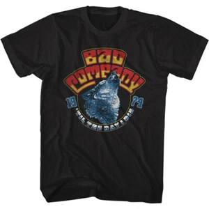 Bad Company Howling Wolf 1974 Till The Day I Die Men's T Shirt Rock Concert Tour - Picture 1 of 5
